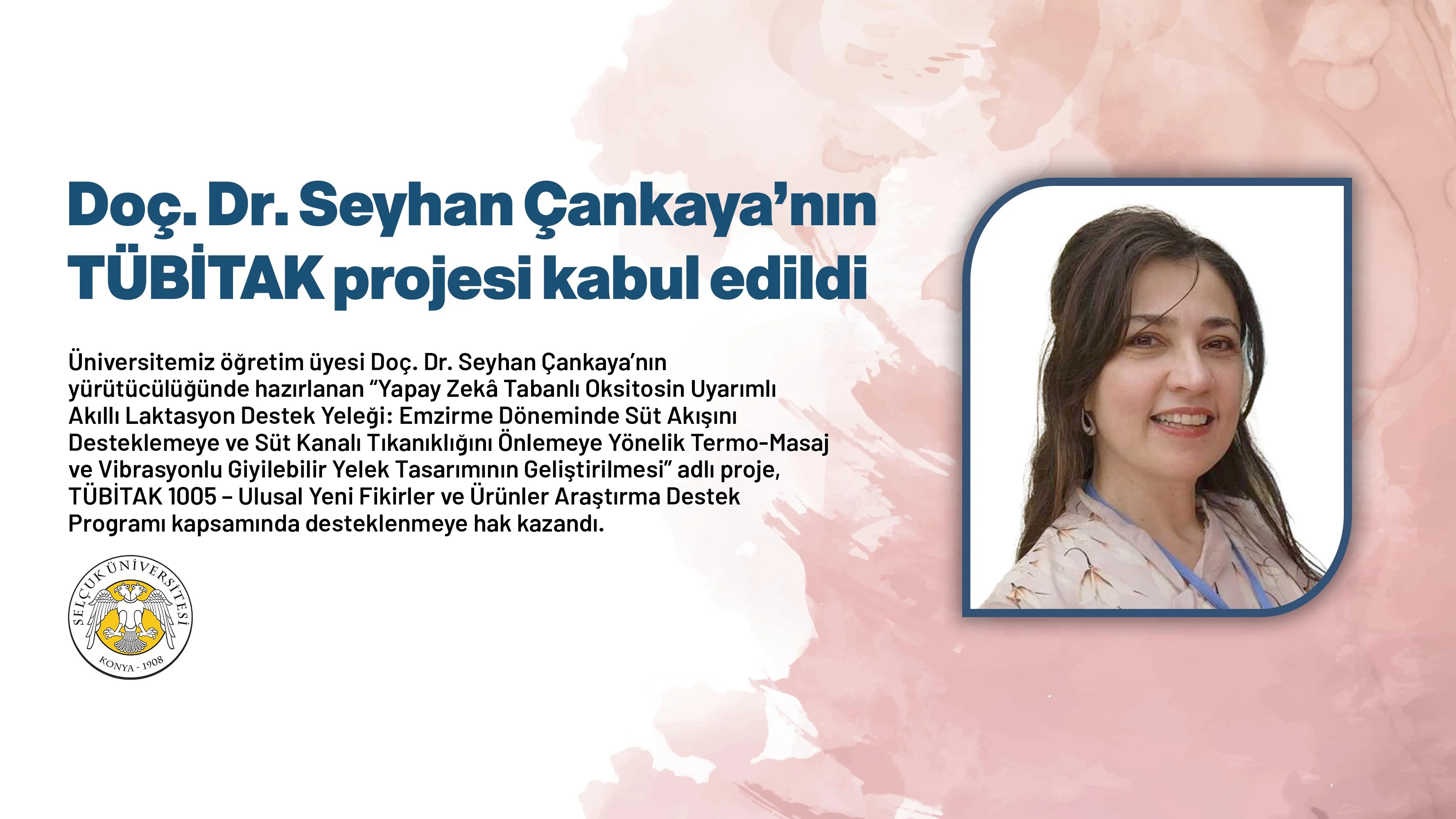 Doç. Dr. Seyhan Çankaya’nın TÜBİTAK projesi kabul edildi